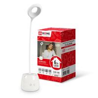 Светильник светодиодный настольный ССО 10Б 6Вт 6500К 480лм аккум. сенсор-диммер с органайзером USB-кабель бел. IN HOME 4690612036595 - УПС инжиниринг