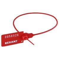 Пломба пластиковая номерная 350мм красн. REXANT 07-6131 - УПС инжиниринг
