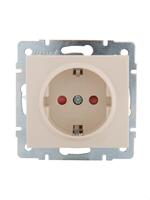 Розетка 1-м Rain защ. шторки керамика механизм крем. LEZARD 703-0388-124 - УПС инжиниринг