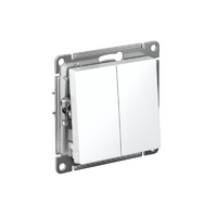 Переключатель 2-кл. AtlasDesign (сх. 6/2) 10AX быстрозажим. клем. механизм бел. SE ATN000165S - УПС инжиниринг