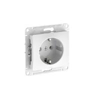 Розетка Glossa 16А с заземл. быстрозажим. клем. механизм бел. SE GSL000143S - УПС инжиниринг
