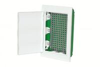 Корпус встраиваемый City9 Box IT 3 ряда 36мод. 2 розетки с бел. дверцей SE EZ9E312P2FIT - УПС инжиниринг