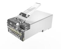 Коннектор RJ45(8P8C) кат.6 экранир. универс. (уп.100шт) TOKOV ELECTRIC TKE-CNR-623-STP - УПС инжиниринг