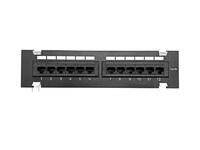 Патч-панель настенная 12 портов RJ45 UTP кат.5E TOKOV ELECTRIC TKE-WMPP-5E-1U-12P-UTP - УПС инжиниринг