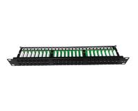 Патч-панель 19 1U кат.5E неэкранир. высокой плотности 48 порта RJ45 Krone IDC TOKOV ELECTRIC TKE-PP-5E-1U-48P-UTP - УПС инжиниринг
