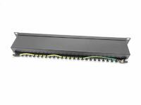 Патч-панель 19 1U кат.5E экранир. 24 порта RJ45 Dual IDC TOKOV ELECTRIC TKE-PP-5E-1U-24P-STP - УПС инжиниринг