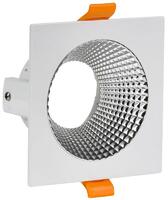 Светильник 4110 встраиваемый поворотный GU10 бел./хром пласт. IEK LT-UVB0-4110-GU10-1-K23 - УПС инжиниринг