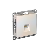 Розетка компьютерная AtlasDesign RJ45 кат.6A механизм жемчуж. SE ATN000486 - УПС инжиниринг