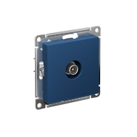 Розетка телевизионная проходная TV AtlasDesign 4дБ механизм аквамарин SE ATN001192 - УПС инжиниринг