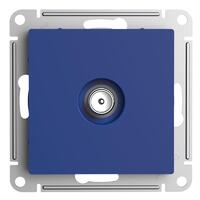 Розетка телевизионная проходная TV AtlasDesign 4дБ механизм аквамарин SE ATN001192 - УПС инжиниринг