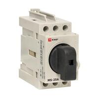 Рубильник мод. 3п MS-25A на DIN-рейку EKF ms-25d - УПС инжиниринг