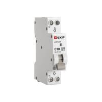 Выключатель автоматический дифференциального тока 1мод. C 10А 10мА тип АС 6кА АВДТ-63М (электрон.) EKF DA63M-10-10 - УПС инжиниринг