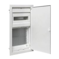 Щит комбинированный встраив. Nova 1 DIN-рейка + 2 монтаж. платы 3 габарит IP41 с пластик. дверью EKF nv-cb-pd-1+2 - УПС инжиниринг