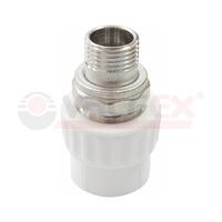 Муфта с американкой для радиатора наружная резьба 20х1/2дюйм (100/25) VALFEX 10159020 - УПС инжиниринг