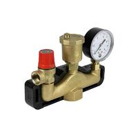 Группа безопасности латунная классик в теплоизоляции3 бар (10) К VALFEX VF.461.0.3P - УПС инжиниринг