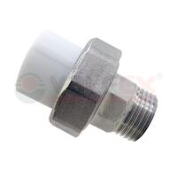 Муфта усиленная комб. разъем. (американка) с наружной резьбой 32х1дюйм (50/10) бел. VALFEX 10156025У - УПС инжиниринг