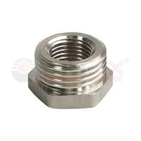 Футорка никелированная НР 1 1/4дюйм- ВР1/2дюйм (90/5) VALFEX VF.581.N.114.012 - УПС инжиниринг