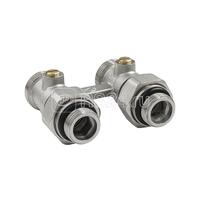 Узел прямой для нижнего подкл. рад. 3/4дюйм с компл. адаптеров 1/2дюйм (54/9) К VALFEX VF.345.01.034.012 - УПС инжиниринг