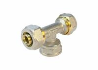 Тройник обжимной с переходом на ВР 20х1/2х20дюйм (110/5) VALFEX VF.332.N.201220 - УПС инжиниринг