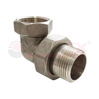 Сгон никелированный разъемный угловой (американка) ВР-НР 1дюйм (25/5) VALFEX VF.098.N.100 - УПС инжиниринг