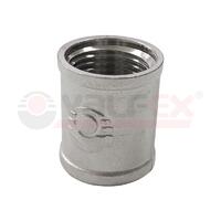 Муфта никелированная соединительная ВР-ВР 1 1/4дюйм (40/10) VALFEX VF.170.N.114 - УПС инжиниринг