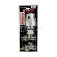 Комплект терморегулирующего оборудования для радиатора угловой 1/2дюйм (40) К VALFEX VF.045.N.012 - УПС инжиниринг