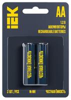Аккумулятор GREEN Ni-MH AA 2700мАч (блист.2шт) IEK AAK-NIMH-06-2700-L02 - УПС инжиниринг