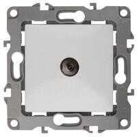 Розетка телевизионная одиночная TV 1мод. Эра12 12-3101-01 IP20 бел. Эра Б0014705 - УПС инжиниринг