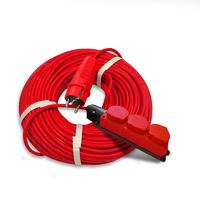 Удлинитель 3х50м с заземл. 16А IP44 3.5кВт КГ 3х1.5 с защ. крышкой АРКТИК морозостойкий DOMTOK 2603 - УПС инжиниринг