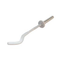 Кронштейн штыревой плоский с дюбелем 9х220м (50шт кор.) VALFEX 402009220 - УПС инжиниринг