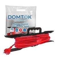 Удлинитель-шнур на рамке 1х10м без заземл. 16А IP44 3.5кВт КГ 2х1.5 АРКТИК морозостойкий DOMTOK 2608 - УПС инжиниринг