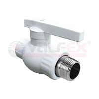 Кран шаровой комбинированный НР 20х1/2 (60/15) бел. VALFEX 10144220 - УПС инжиниринг