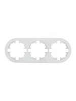 Рамка 3-м OSEN горизонт. круглая бел. LEZARD 744-0200-148 - УПС инжиниринг