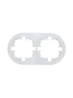 Рамка 2-м OSEN горизонт. круглая бел. LEZARD 744-0200-147 - УПС инжиниринг