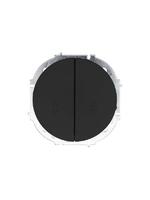 Выключатель проходной 2-кл. СП OSEN 10А IP20 механизм черн. бархат LEZARD 743-4288-106 - УПС инжиниринг