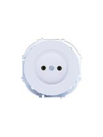 Розетка 1-м СП OSEN без заземл. ПБТ бел. LEZARD 743-0288-121B - УПС инжиниринг
