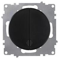 Переключатель 2-кл. СП Florence механизм черн. (1E31601303) OneKeyElectro 2172823 - УПС инжиниринг