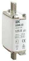 Вставка плавкая ППНИ-33 125А габарит 00С IEK DPP11-125 - УПС инжиниринг