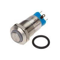 Кнопка антивандальная d12 12В без фикс. (2с) OFF-(ON) красн. Rexant 36-3210 - УПС инжиниринг