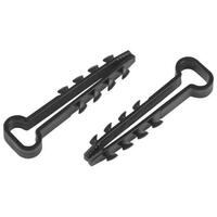 Дюбель-хомут 6-12мм для плоского кабеля NO-225-223 черн. (уп.10шт) Эра Б0066301 - УПС инжиниринг