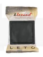 Выключатель 1-кл. ОП LETO черн. бархат LEZARD 752-4200-100 - УПС инжиниринг