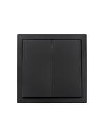 Выключатель 2-кл СП ZIMA IP20 10А безвинт. зажим черн. бархат LEZARD 704-4288-101QC - УПС инжиниринг