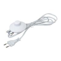 Шнур для бра с ножным выключателем 2м 2х0.5кв.мм EKF ASL-610 - УПС инжиниринг