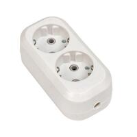 Колодка удлинителя 2-м с заземл. 16А Эксперт 3.5кВт EKF AKB16-2 - УПС инжиниринг