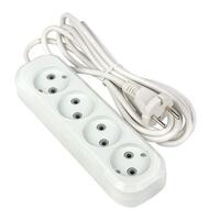 Удлинитель 4х3м без заземл. 10А IP20 Эксперт 2.2кВт ПВС 2х0.75 PROxima EKF UBA10-275-4-03 - УПС инжиниринг