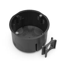 Коробка установочная 68х47 двухкомпонентн. для сплошных стен черн. Промрукав 60-0710-9005СП - УПС инжиниринг