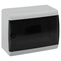 Корпус навесной ЩРН-П-8 ЭРА COMFORT IP41 прозр. крышка пластик. бел. ЭРА Б0067224 - УПС инжиниринг