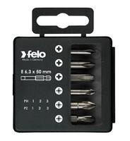 Набор бит PZ/PH Industrial 50мм (уп.6шт) Felo 03291516 - УПС инжиниринг