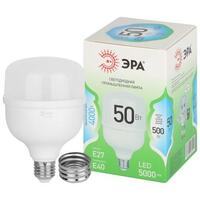 Лампа светодиодная GREEN LINE POWER T100-50W-840-E27/E40 GL 50Вт колокол 4000К яркий свет бел. E27/E40 Эра Б0067034 - УПС инжиниринг