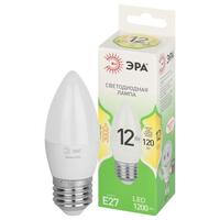 Лампа светодиодная GREEN LINE B35-12W-830-E27 GL 12Вт свеча 3000К свет тепл. E27 Эра Б0067137 - УПС инжиниринг